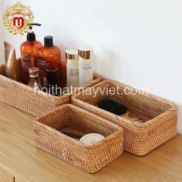 Khay Đựng Đồ Mây Tre KDMT0035